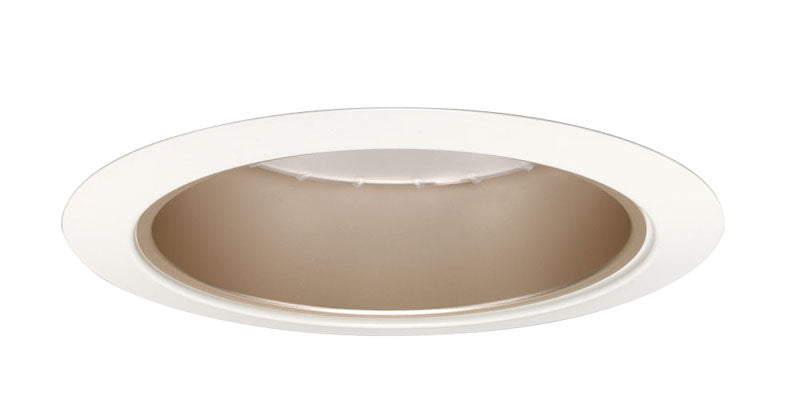 Juno 204 WHZWH 5 Inch Wheat Haze Round Cone White Trim White  