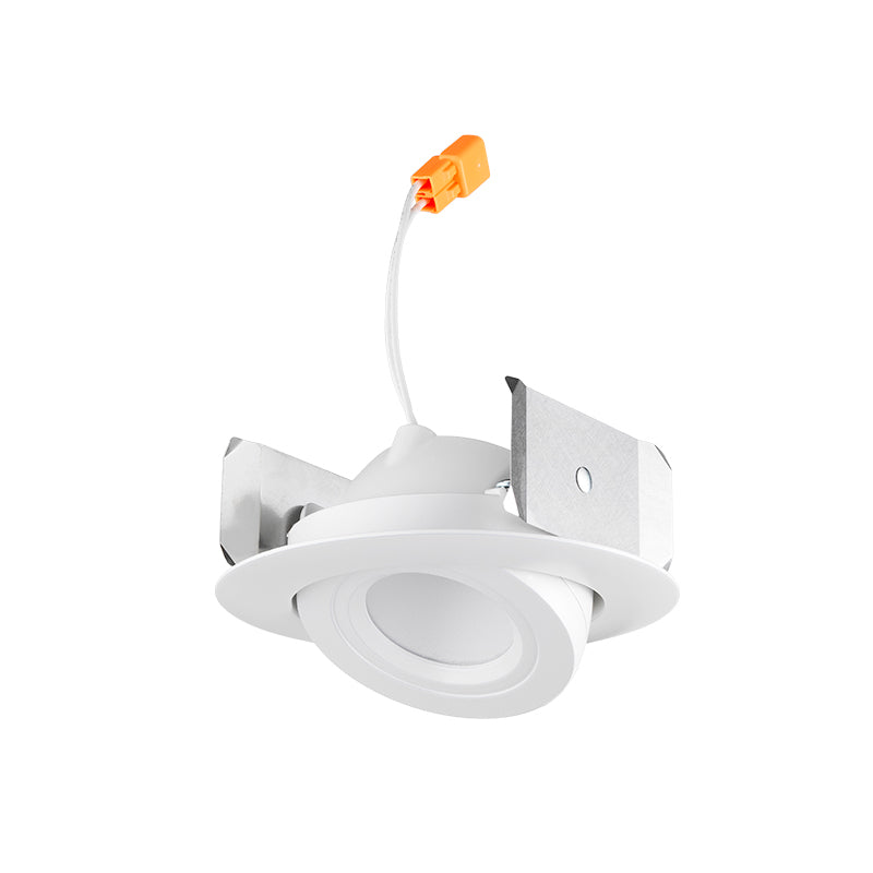 Juno 4 Inch 10.5 Watt Narrow Flood Adjustable LED Retrofit Downlight 2700K Warm White White 