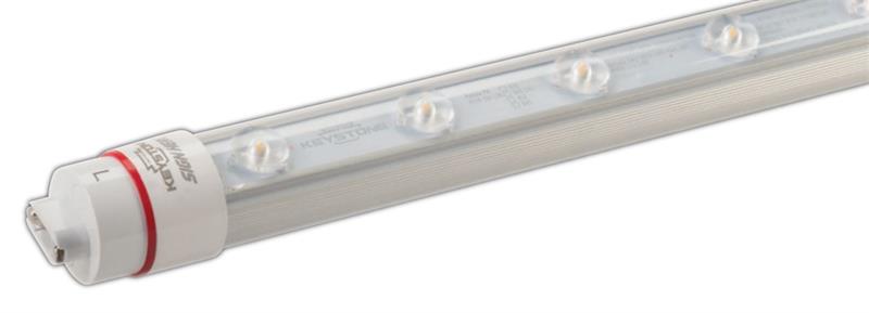 Keystone Technologies 7 Foot 19 Watt R17d 180 Degree Double Ended Ballast ByPass LED Sign Tube Gen 2 4000K Cool White  