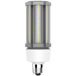 TCP 27 Watt 100-277 Volt LED HID Corn Cob E26 Base Retrofit Lamp 4000K Cool White  