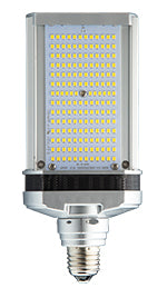 Light Efficient Design 50 Watt E26 Medium 120-277V Type V Distribution Shoe Box Flood LED Retrofit Light Bulb 3000K Warm White Type V 