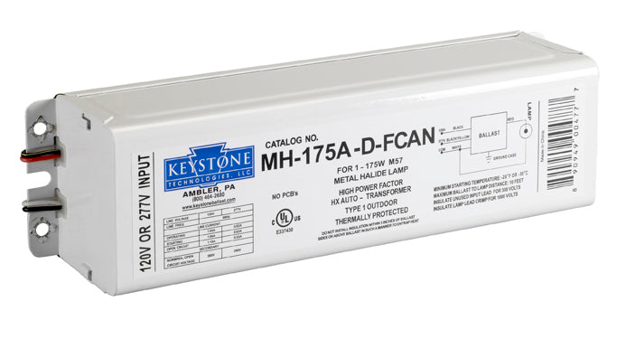 Keystone Technologies 400 Watt M59/H33 120/277 Volt Metal Halide F-Can Ballast   