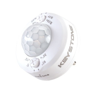 Keystone Technologies Smart Port LED PIR Motion Sensor For Use With Keystone HID LED Bulbs   