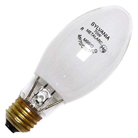 Sylvania Lighting MP70/C/U/MED 70 Watt M98/O Metal Halide Bulb 2900K Warm White  