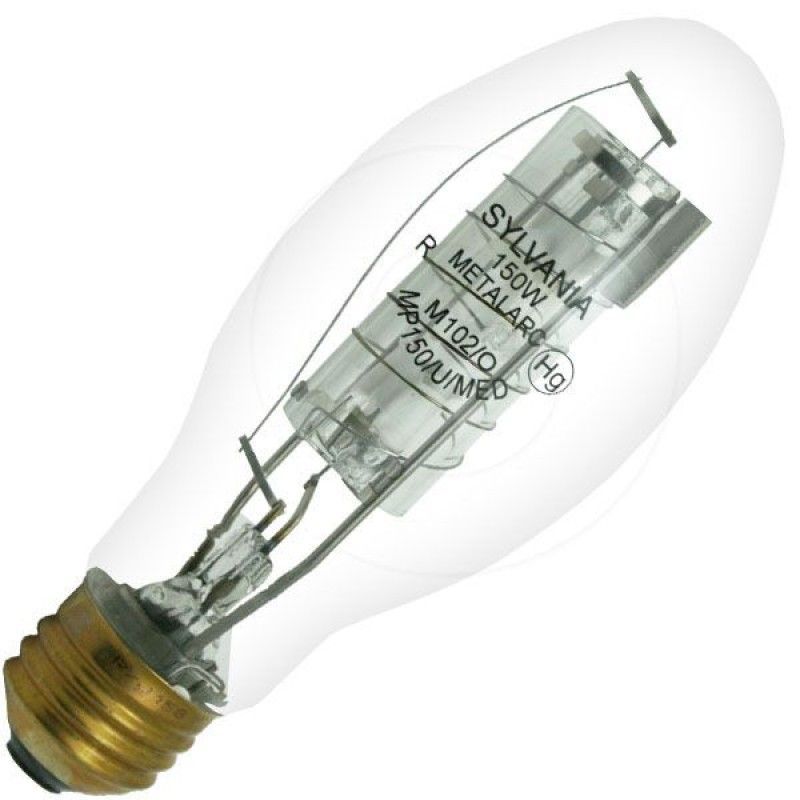 Sylvania Lighting MP150/U/MED 150 Watt M102/O Metal Halide Bulb 3000K Warm White  