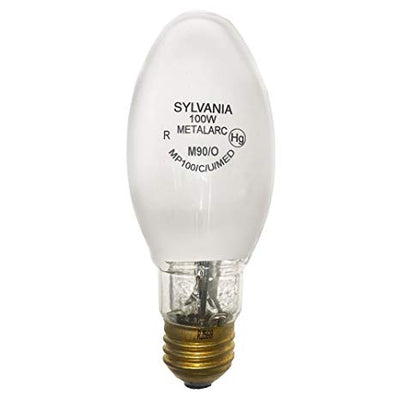 Sylvania Lighting MP100/C/U/MED 100 Watt M90/O Metal Halide Bulb 2900K Warm White  