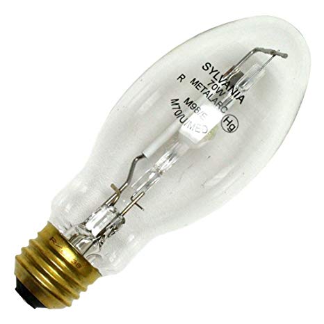 Sylvania Lighting M70/U/MED 70 Watt M98/E Metal Halide Bulb 4000K Cool White  